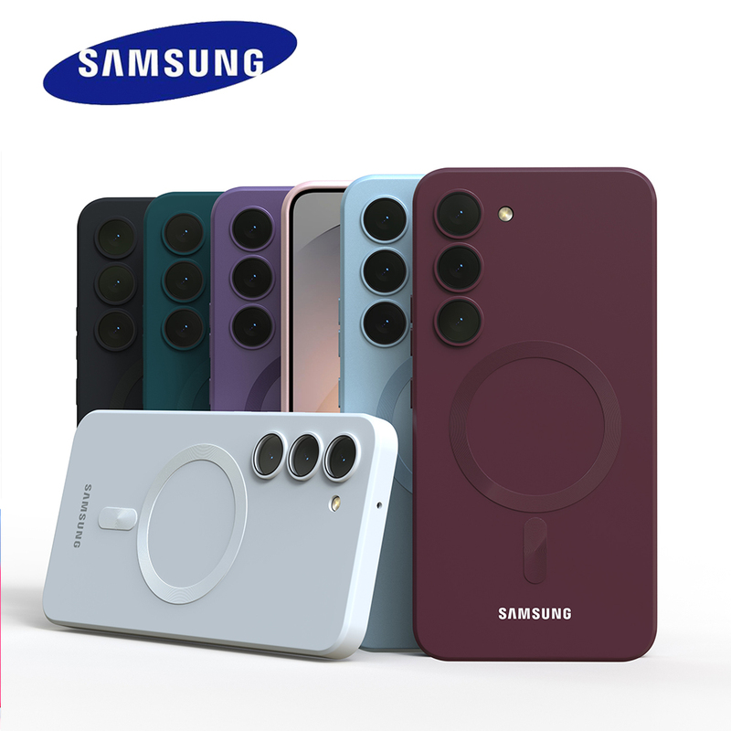 Suitable for Samsung S26 Fe Phone Case, Magnetic Soft Case, S25Plus Protective Cover, Full Coverage Anti-Drop Tpu, Samsung S26 S25 S24 S23 S22 S21 Wireless Charging A57 A56