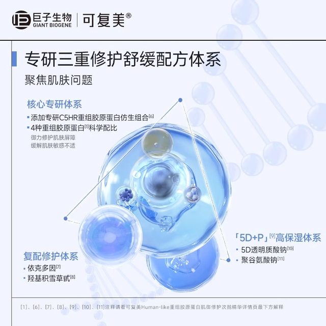 Kefumei Collagen Stick Second-Disposable Essence Restructured Collagen Hyaluronic Acid Sensitive Skin Moisturizing Repair Essence