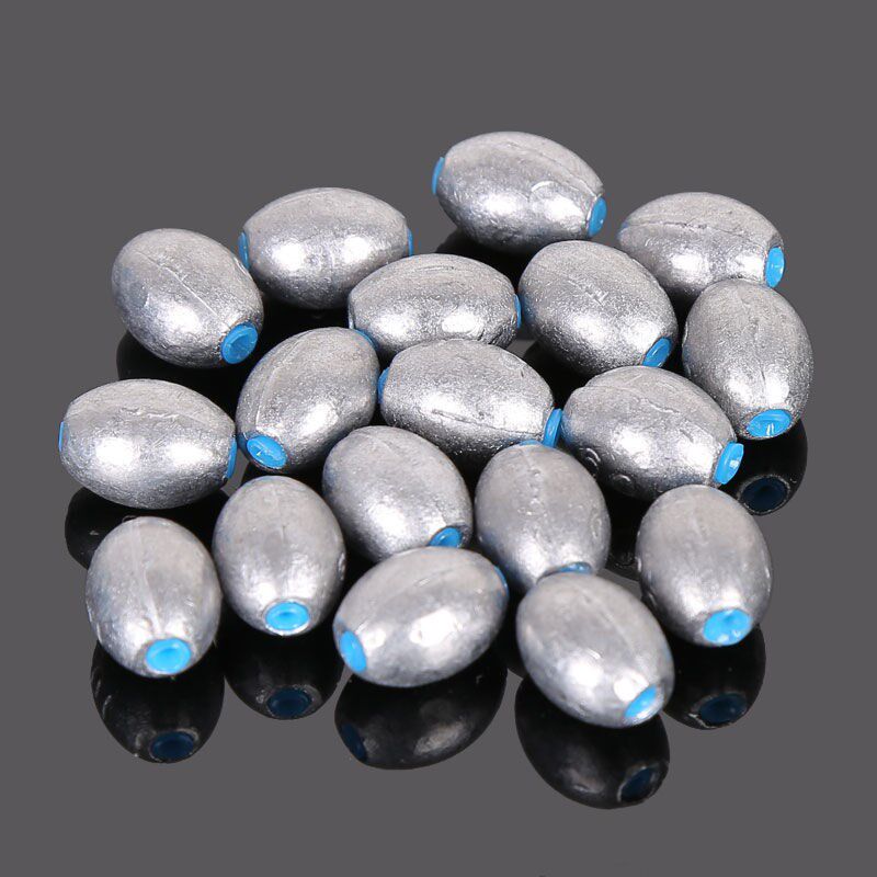 Plastic Core Olive Lead Pendant Hearts Lead Pendant Hollow Without Injury Line Lead Pendant Road Subthrow Rod Anti-Hang Base Far Throw Lead 