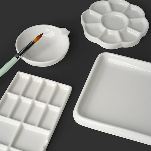 Палитра, китайская акварель, пигментированный фартук для рисования для рисования, акрил, пигментированная детская маленькая гуашь для тонирования