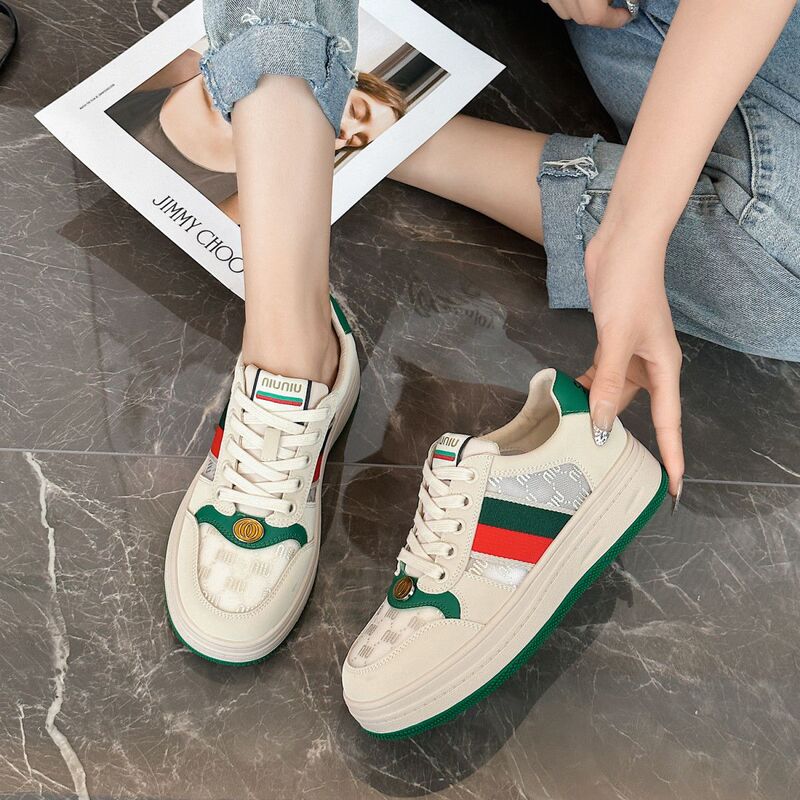 Celebrity-Inspired Little Bee Women's Shoes, Dirty Shoes, 2026 Spring Mesh Breathable Sports Casual Sneakers, Light Luxury Fashion