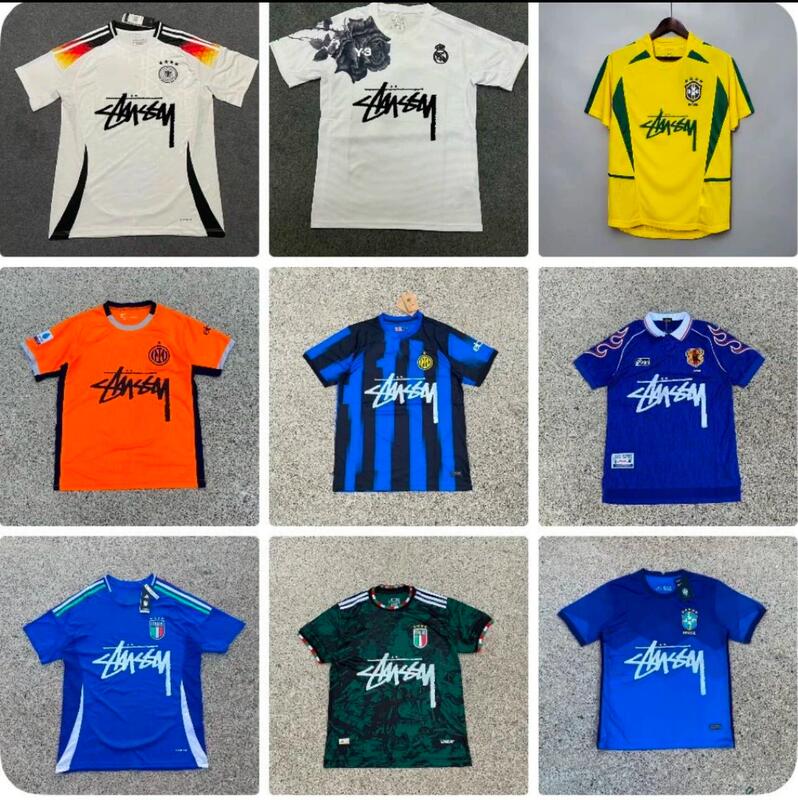 Brazil Jersey Signed Version Flamengo Jersey Inter Milan Jersey Signed Version Italy Home Jersey Football Uniform
