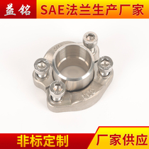 SAE stainless steel split national standard A-type flange 3000psi oil pump connector CFHI1096 welding can be customized