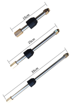 High-pressure cleaner car wash machine accessories special extension rod stainless steel extra-long brush car spray rod extension water gun head