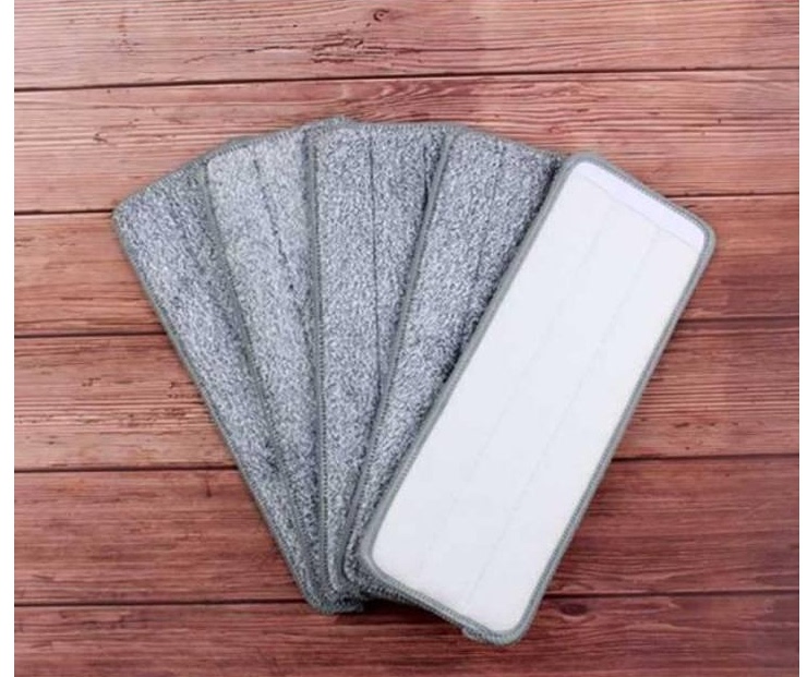 Mop Pad Self-Adhesive Replacement Mop Cloth Adhesive Mop Replacement Cloth Flat Mop Cloth Replaceable Rag Adhesive