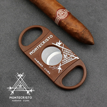 Cuban Monte Cigar Scissors Cuban Cigar Scissors Double-edged Stainless Steel Knife Hole Opener Knife