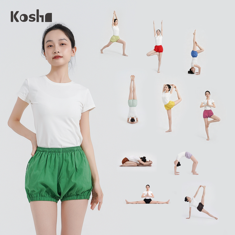 2026 Lightweight Yoga Practice Shorts Suitable for Hatha and Iyengar Yoga Practice [Lyocell Ramie Cotton]