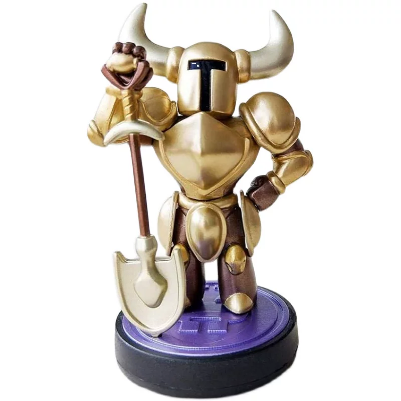 Золотой копатель-рыцарь AMIIBO, аксессуары для игр Nintendo 3DS, куклы и декорации, реквизит персонажа, сделанные вручную игрушки