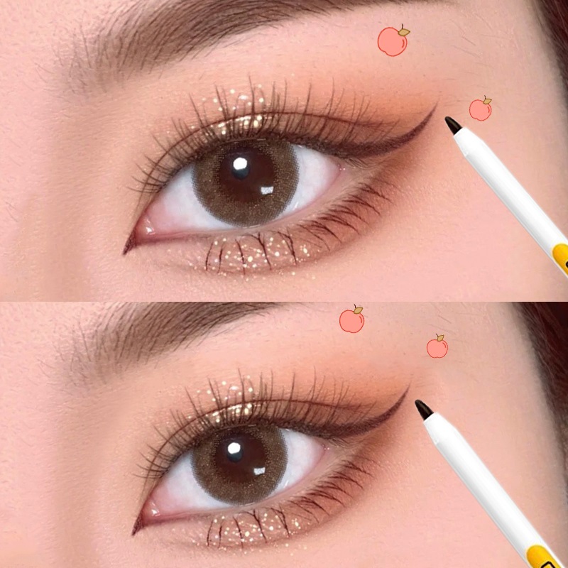 Xiaoyueding eyeliner gel pen does not smudge waterproof long-lasting extremely fine female lying silkworm white liquid pen flagship store official