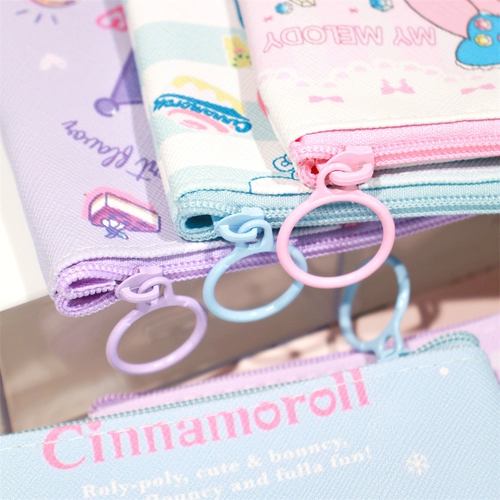 Мультяшный кошелек, сумка для хранения для раннего возраста, двусторонний полиуретановый картхолдер, упаковка