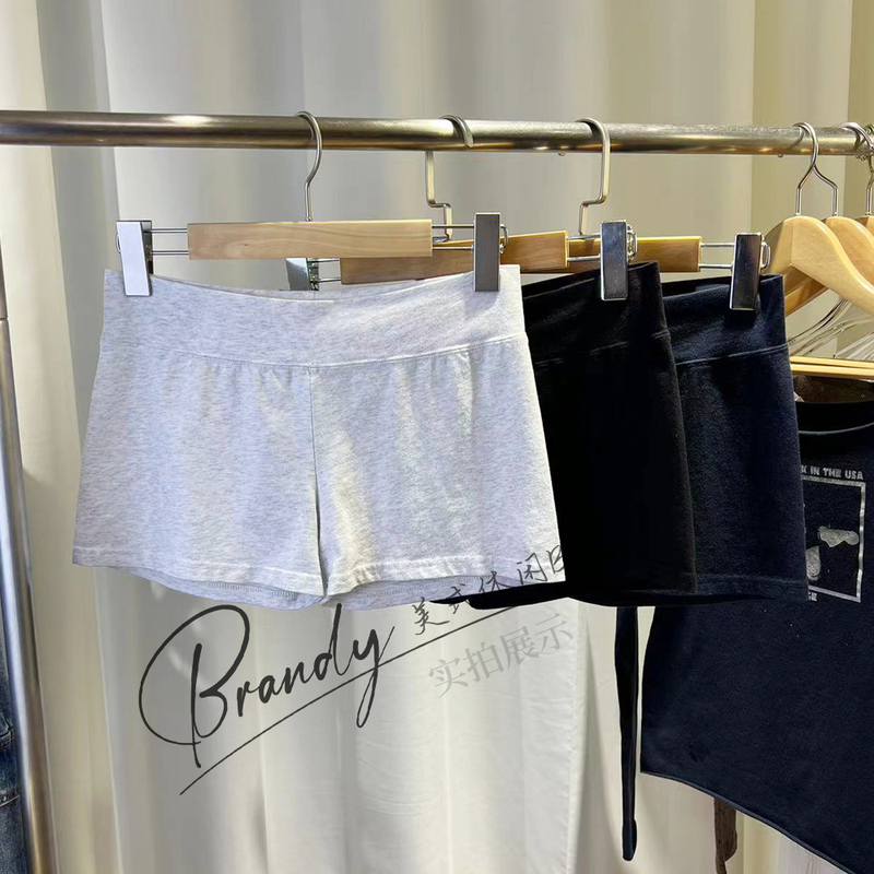 Brandy American Casual Pure Cotton Leggings Three-Quarter Pants Bm Anti-Exposure Safety Shorts Yoga Shorts Boxer Shorts for Women