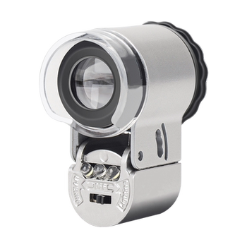Magnifying glass 60 times high definition with light 100 handheld and portable