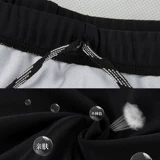 Штаны, быстросохнущая высокая комфортная спортивная дышащая черная акула, оверсайз