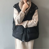 Брендовый жилет с пухом, майка топ, свободный крой