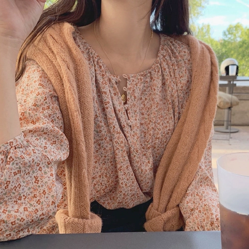 Брендовый шифоновый лонгслив, рубашка, оверсайз