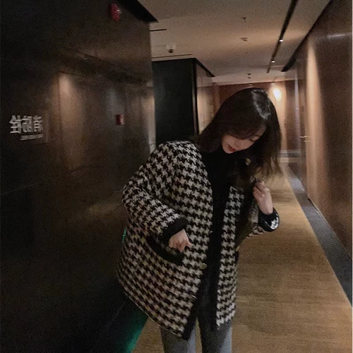 Демисезонная модная небольшая куртка, яркий броский стиль, 2025 года, французский стиль, в стиле Шанель