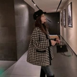 Демисезонная модная небольшая куртка, яркий броский стиль, 2025 года, французский стиль, в стиле Шанель