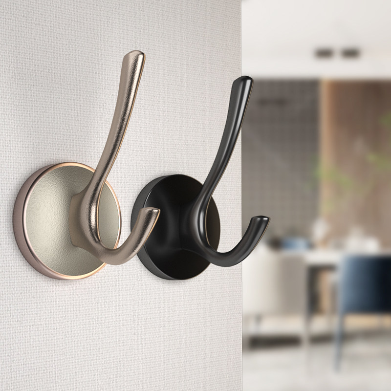 Entry door Hook Light Extravagant to Door Xuanguan wardrobe Hanging Clothes Hook Wall-mounted Wall Metal Clothing Cap Hook Single Free Punch