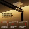 Shallow Wardrobe Clothes Rail Cabinet Intimates Wardrobe Vertical Pull-Out Clothes Hanger Rod Clothes Pass Damping Trouser Rack Telescopic Slide Rail