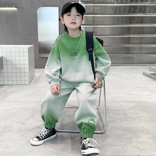 Весенний комплект для мальчиков, детская весенняя осенняя толстовка, подходит для подростков