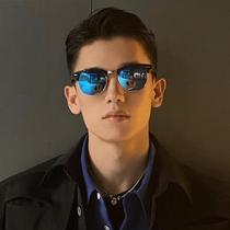 Xige Glasses New Sunglasses Mens Trendy Half-Frame Polarized Driving Sunglasses Driving Special Sunglasses for Women