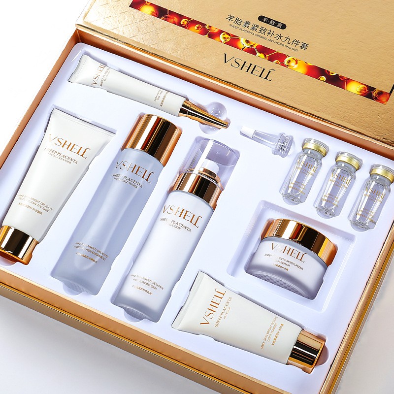 Sheep fetal tight repair nine pieces of package nourishing repair tightly brighten skin color downplayed fine skin care