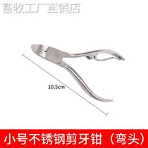 Bestiture pig Stainless Steel Shears Pig Teeth With Piglet Piglet Piglet Snout Pliers 17255 Pig With Cut Teeth Pliers for Breeding With Breeding