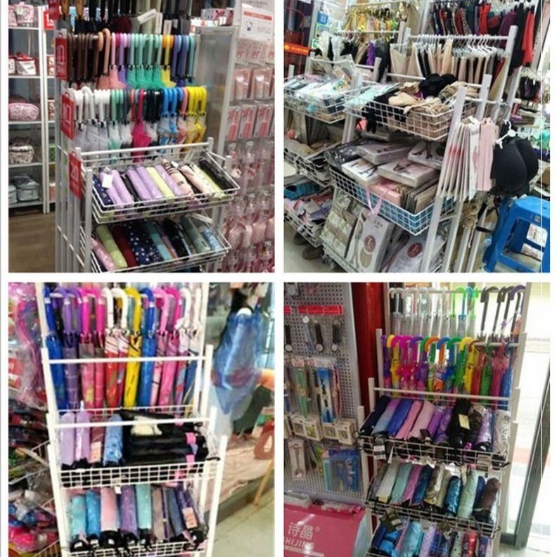 New Supermarket Convenience Store Shelve Placed Shelve Umbrella Multilayer Commercial Display Stand Hotel Doorway Umbrella Show Shelf