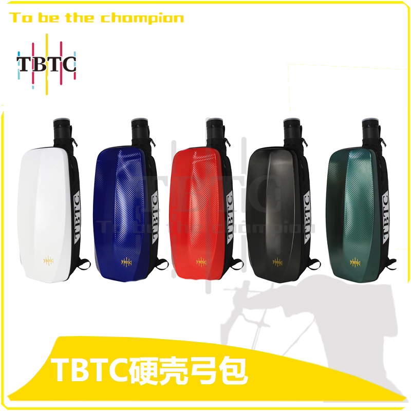 Tbtc Hard Shell Bow Case, Full Set, Large Capacity, Pressure-Resistant, with Quiver/Handbag, Portable Recurve Archery Competition