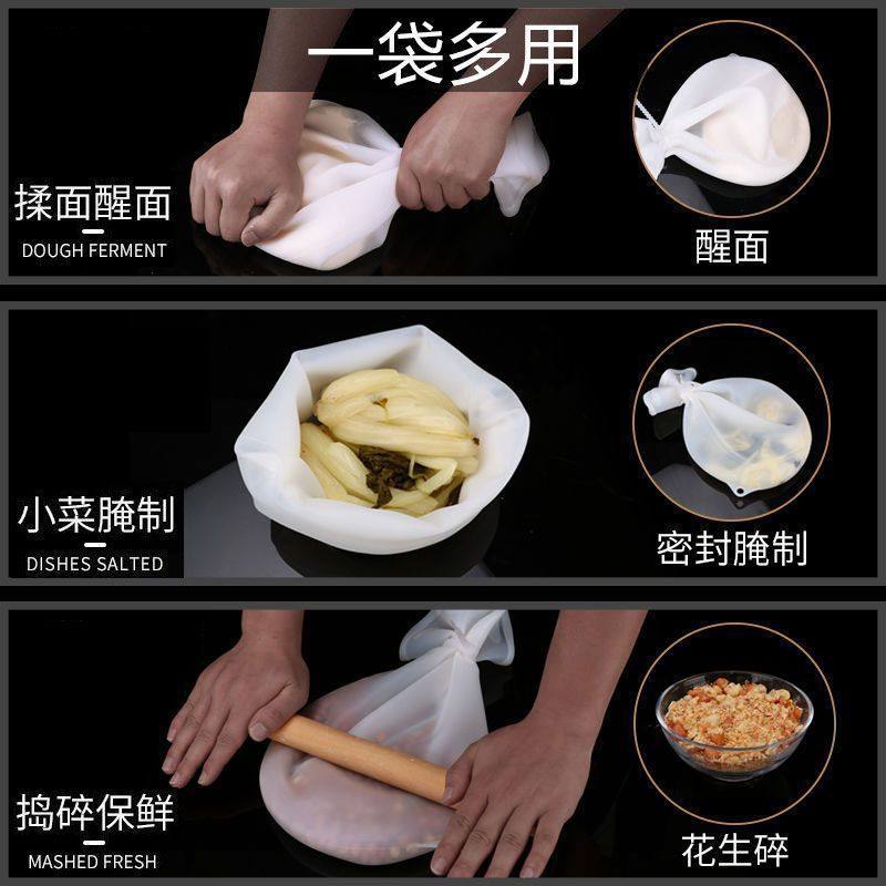 Silicone Kneading Mat, Thickened Large Non-Stick Kneading Tool for Home Baking, Proofing Dough, Food-Grade Kneading Mat