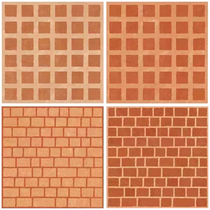 Absolute style retro antique brick B&B balcony courtyard red brick dining room living room anti-slip floor tiles 600x600 flower tiles