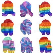 Large size rodent control pioneer space werewolf kill among us popit pop pop it parent-child interactive toy