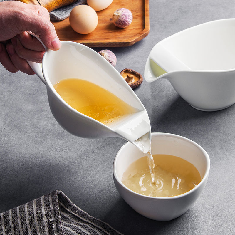 Ceramic filter oil oil separation filter an artifact called skimming oil pot soup pot of egg white, the separator household kitchen creative filter oil cup