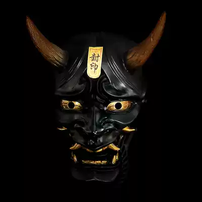 Japanese style cosplay Prajna mask Ukiyo-e pendant decoration props Akaban Ruoneng noodles Anime peripherals