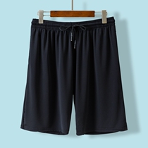 Ice silk shorts mens summer thin breathable five-point pants Sports and Leisure running fitness quick-drying wear big pants