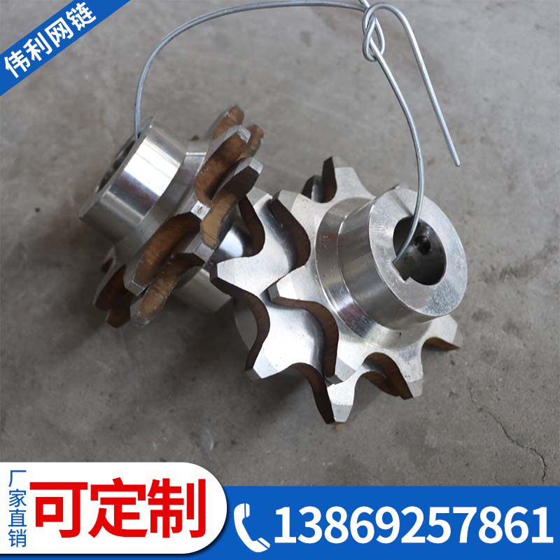 12A10A mechanical transmission accessories filter press gear single and double row conveying large chain gear industrial transmission gear