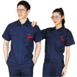 Летний тонкий износостойкий комбинезон подходит для мужчин и женщин, короткий рукав