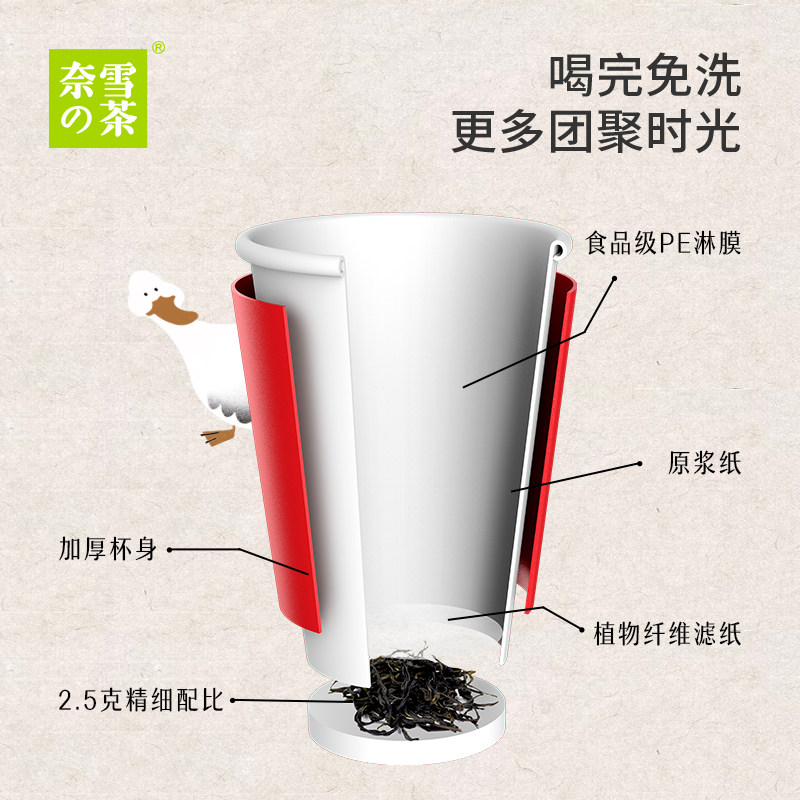 奈雪的茶 鸭屎香凤凰单枞杯茶 2.5g*10杯*2筒 下单折后￥69包邮 拍3件￥157