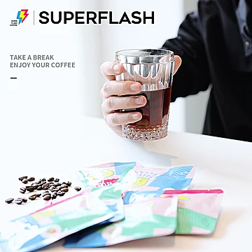 SUPERFLASH挂耳咖啡手冲无糖特浓[30元优惠券]-寻折猪