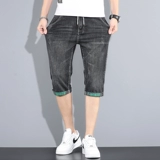 Летняя тонкая джинсовая юбка, шорты, трендовые штаны для отдыха, эластичная талия, оверсайз