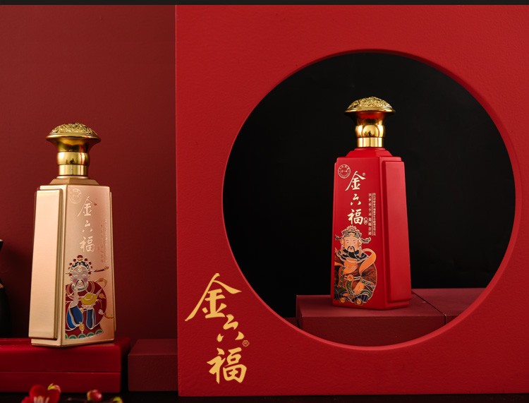 金六福美福吉祥500ml*2瓶礼盒装