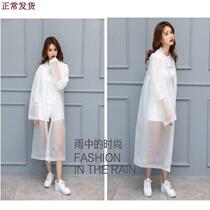 Once Raincoat Adults A Cute Personality Thick Anti Virus Anti Virus Non Disposable Raincoat Rain Cape Jacket Ocean