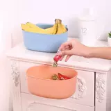 Дверь шкафа для хранения мусора, спрятанная в пластиковых корзинах, подвесная корзина кухонная шкаф кухонный бак коробка