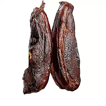 柴火烟熏腊肉四川特产农家自制烟熏后腿腊肉