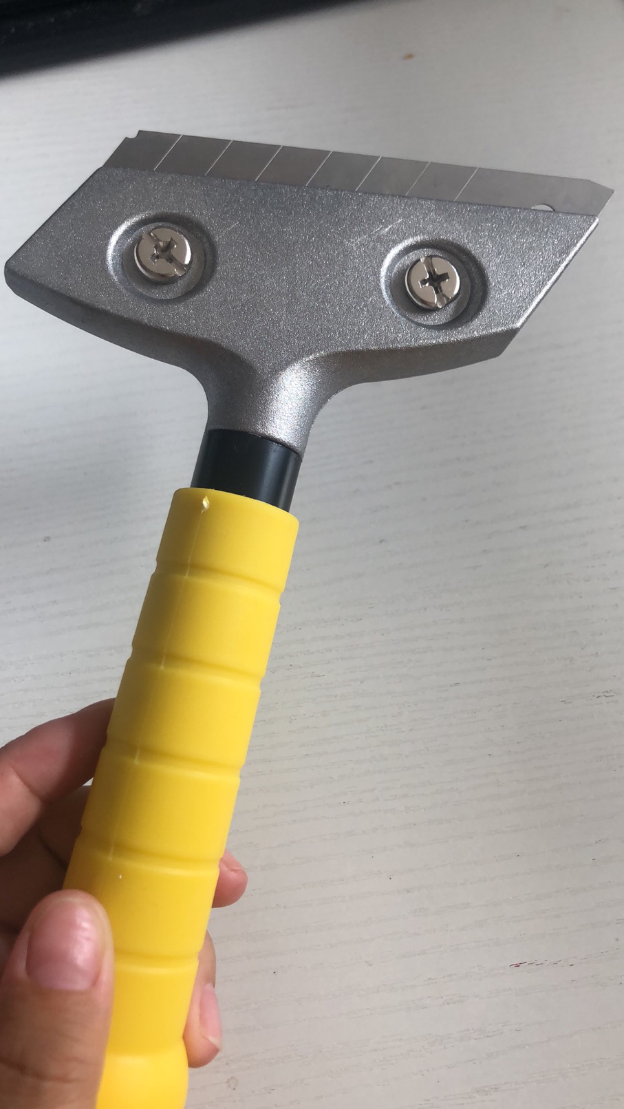 Puff cleaning knife wall skin glass slit tile removal blade scraper floor shovel cleaning tool