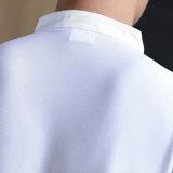 Летний шелковый тонкий дышащий лонгслив для работы, короткий рукав