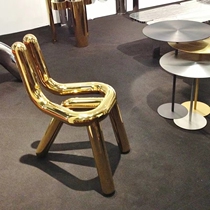 Designer Creative GRP Siphon Chair Modern Minima Light Lavish Leisure Chair Outdoor Plating Special-shaped single chair