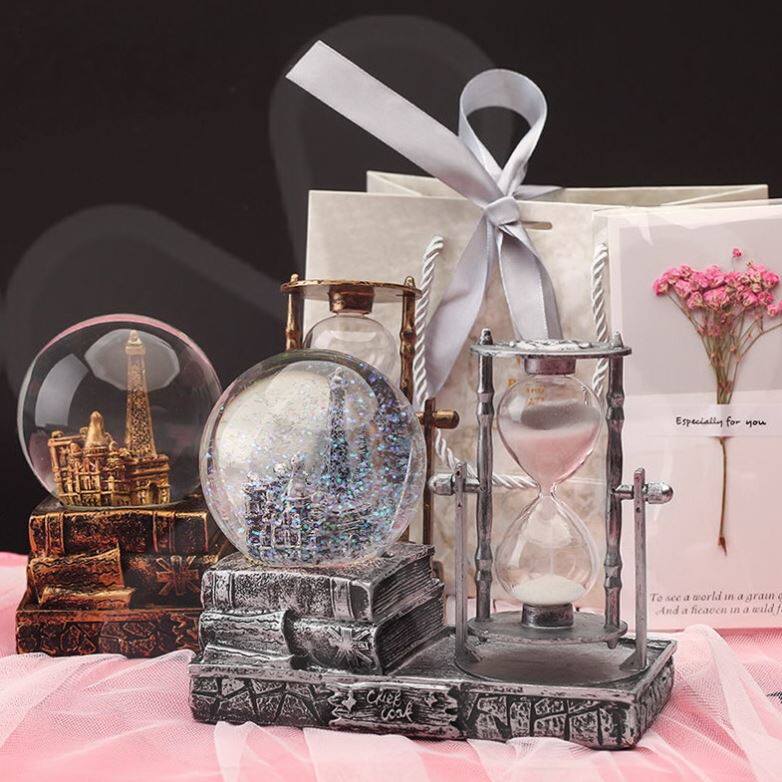 Birthday gift boys practical high-end atmosphere send friends teacher creative desktop decoration time hourglass timer