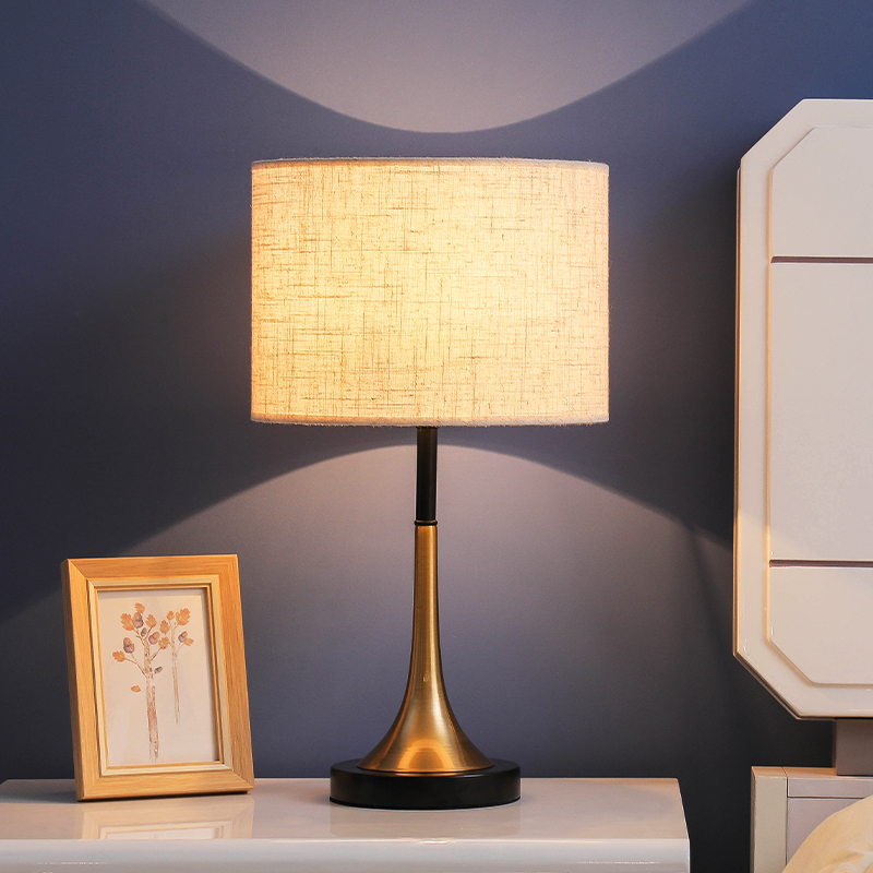 Bedroom Bedside Table Lamp Hotel B&B Led Simple and Stylish Dimmable Living Room Table Lamp Remote Control Warm Light Nursing Lamp