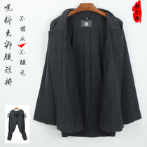Good fate monk clothing short gown short gown free leggings autumn winter woolen material warm small gown monk monk monk monk monk Monk